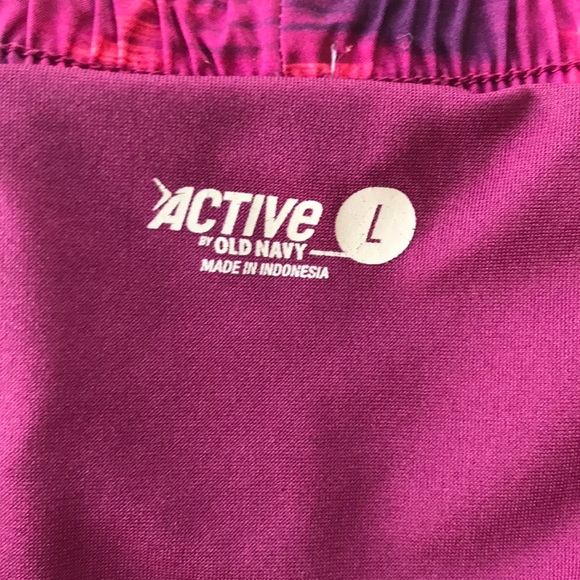 Pink & Purple Old Navy Athletic Shorts - Picture 3 of 5